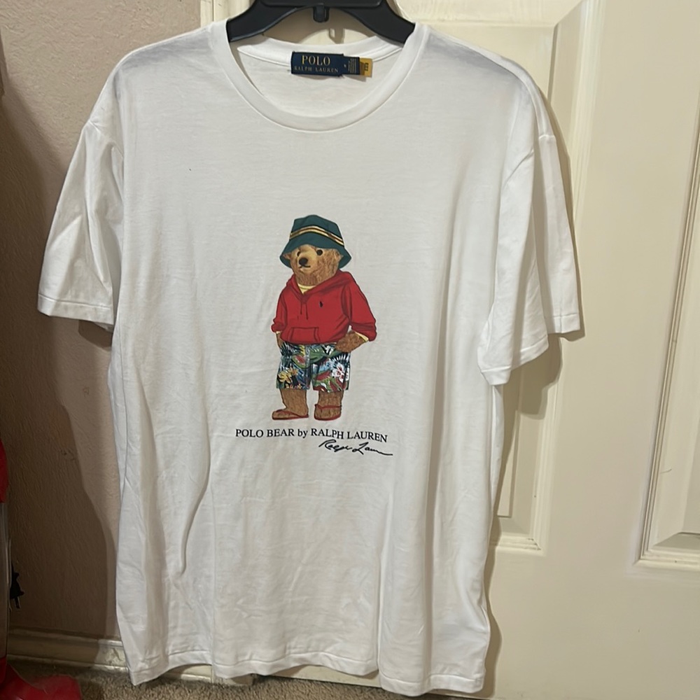 Polo tshirt w/bear logo